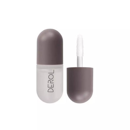 Het nacht serum van de Plumping Lipfiller van Derol staat afgebeeld. Deze lipfiller is speciaal ontwikkeld voor 's nachts en zorgt voor gehydrateerd volle lippen..