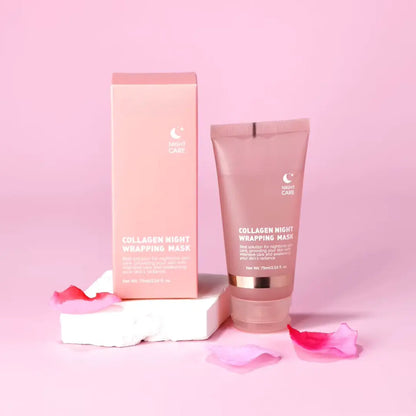 Overnight collageen nachtmasker voor een stevige, gehydrateerde huid. Dit Overnight Wrapping Masker is een ware TikTok trend en perfect om je huid te hydrateren.